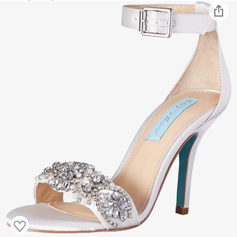 NEW Blue bottom Betsy Johnson wedding heels 👠 never worn!